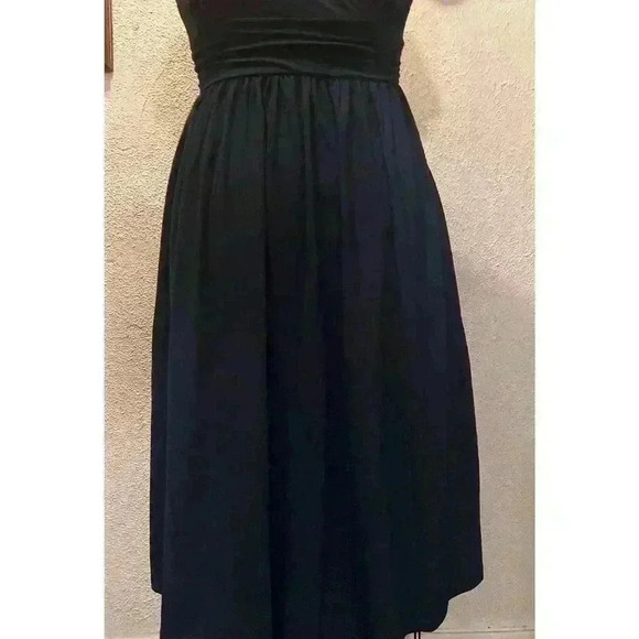 Grecerelle Short Sleeve V-Neck Wrap Dress Navy NWT Size S - Picture 5 of 10